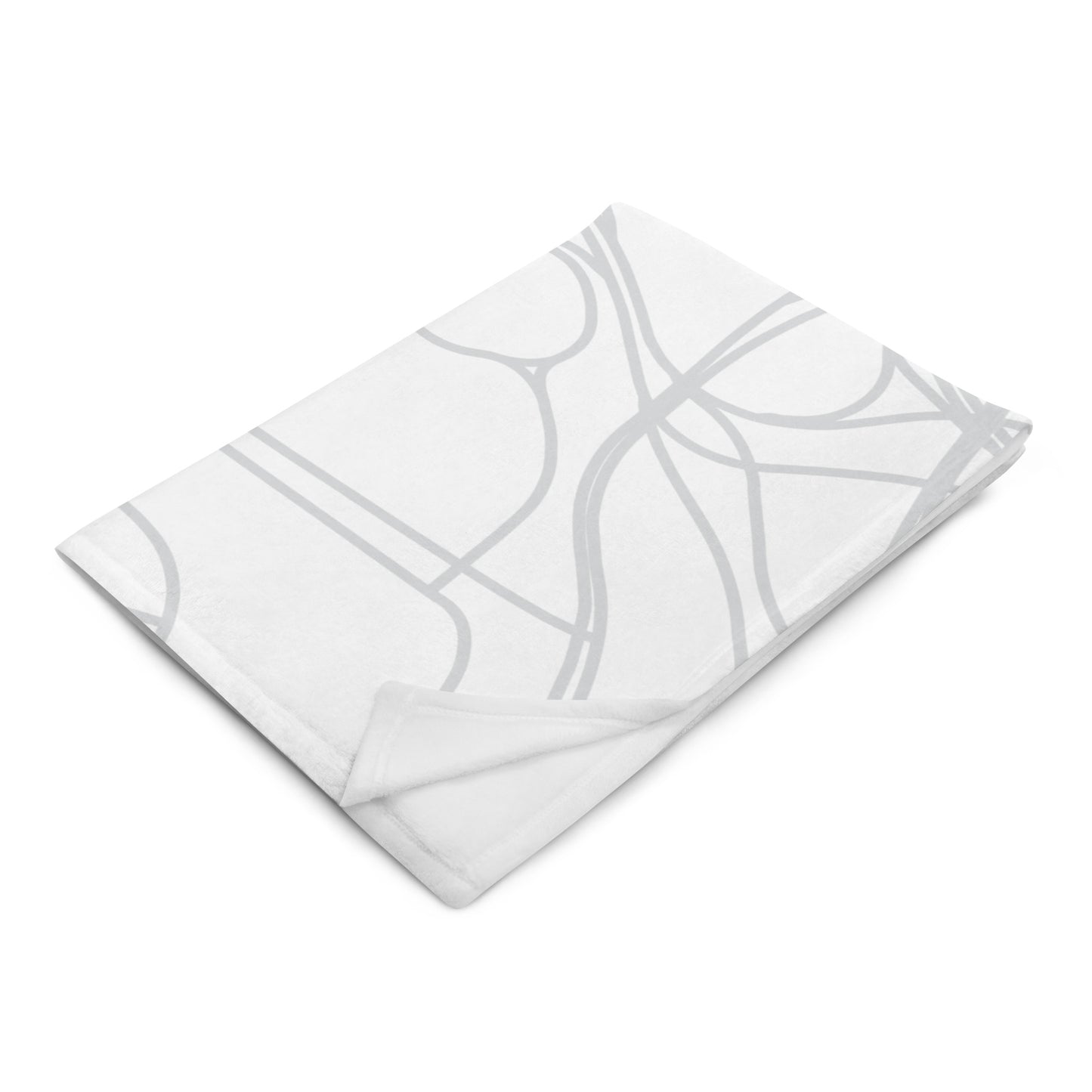 Rosslyn Street Map Throw Blanket
