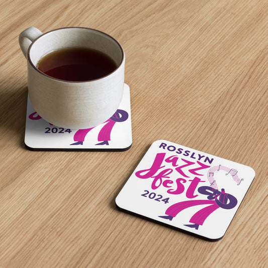 2024 Jazz Fest Cork-back coaster